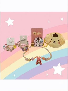 Nicole Colorful Kid's Bead Jewelry Set